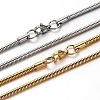 304 Stainless Steel Snake Chains Bracelets BJEW-O091-06-1