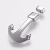 Tarnish Resistant 304 Stainless Steel Hook Clasps STAS-F122-28P-1