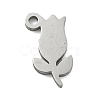 Non-Tarnish Laser Cut 304 Stainless Steel Charms STAS-G323-02P-1