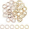 Unicraftale 60Pcs 2 Colors PVD Vacuum Plating 304 Stainless Steel Linking Rings STAS-UN0018-37-1