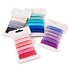 30 Yards 6 Colors Polyester Ribbon OCOR-TAC0028-06C-9