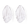 Transparent Glass Petal Beads GLAA-N001-11-4