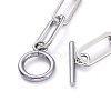 Non-Tarnish 304 Stainless Steel Chain Necklaces X-NJEW-JN02772-02-3