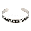 Non-Tarnish 304 Stainless Steel Open Cuff Bangles BJEW-P300-02P-2