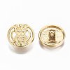Brass Shank Buttons KK-S356-106G-NF-2