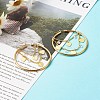 Brass Hoop Earrings EJEW-JE04573-5