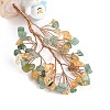 Natural Green Aventurine Chips Tree of Life Decorations DJEW-B013-03E-2