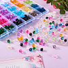 Pandahall 640Pcs 24 Styles Transparent Acrylic Beads TACR-TA0001-24-6