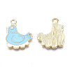 Alloy Enamel Pendants PALLOY-N170-033C-NR-2