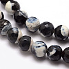 Natural Fire Crackle Agate Bead Strands X-G-K166-06F-8mm-04-3