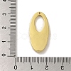 304 Stainless Steel Pendants STAS-Q322-15G-03-3