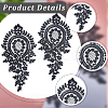 Polyester Embroidery Flower Lace Appliques DIY-WH0409-61-6