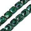 Synthetic Malachite Beads Strands G-T138-162-4