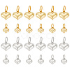 PandaHall Elite 24Pcs 4 Style Alloy Charms FIND-PH0010-66-1