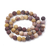 Natural Mookaite Beads Strands G-T106-159-3
