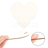 Unfinished Wood Heart Cutout Shape WOOD-WH0101-37E-4