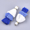 Polycotton(Polyester Cotton) Tassel Pendant Decorations FIND-T018-13-2