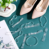 CRASPIRE 12 Pairs 3 Style Transparent TPU Anti-Loose Shoelace for High-heeled Shoes FIND-CP0001-96-4