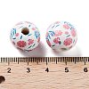 Wood European Beads WOOD-M011-06G-3