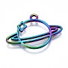 Rainbow Color Alloy Pendants PALLOY-S180-193-NR-3