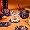 DIY Diamond Painting Cup Mat Kits DIY-TAC0023-27-20