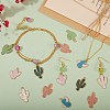 DIY Cactus Earrings Making Kit DIY-SZ0005-93-5