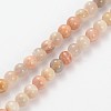 Natural Multi-Moonstone Round Beads Strands X-G-O030-6mm-10-2