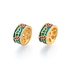 Alloy Enamel Beads PALLOY-P285-01A-01-2