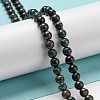 Natural Chrysocolla Beads Strands G-A219-A04-01-4