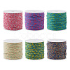  6 Rolls 6 Colors Cotton Braid Thread OCOR-TA0001-50-1