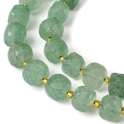 Natural Green Strawberry Quartz Beads Strands G-Q010-A20-01-1