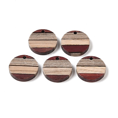 Sandalwood & Wenge Wood Pendants WOOD-S061-01B-1