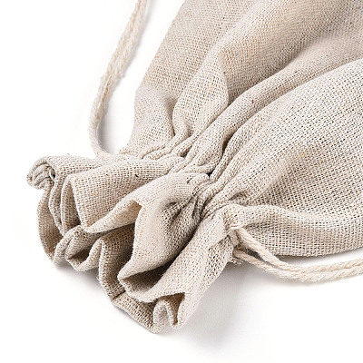 Cotton Cloth Packing Pouches Drawstring Bags ABAG-R011-20X30-01-1