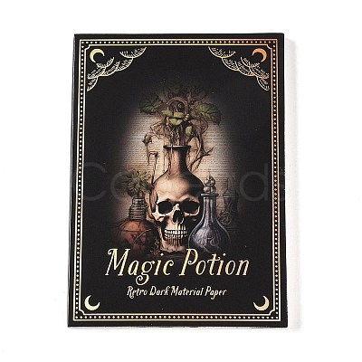 30Pcs 15 Styles Magic Potion Theme Scrapbook Paper Pads DIY-E074-01E-1