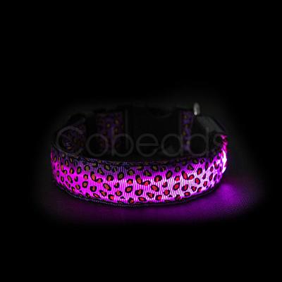 Adjustable Polyester LED Dog Collar MP-H001-A18-1