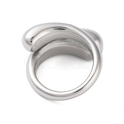 Non-Tarnish 304 Stainless Steel Rings for Women RJEW-K270-05D-P-1