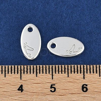 Rock Plating Alloy Pendants PALLOY-D029-14S-RS-1