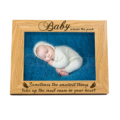 Natural Wood Photo Frames DIY-WH0234-009-1