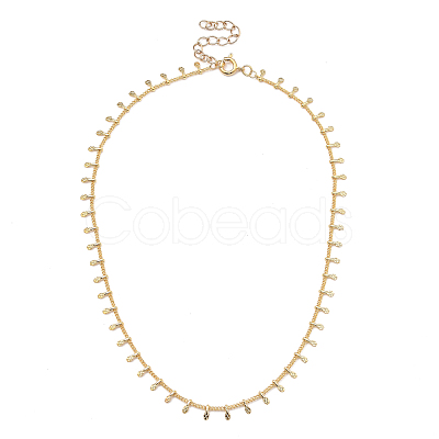 Brass Curb Chain Necklaces NJEW-JN03070-01-1