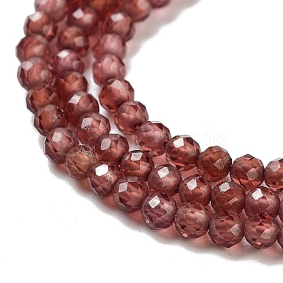 Natural Garnet Beads Strands X-G-B088-C11-02-1