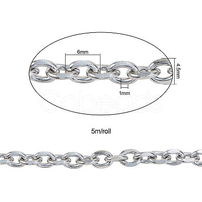 304 Stainless Steel Cable Chains CHS-CJ0001-13-1