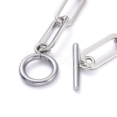 Non-Tarnish 304 Stainless Steel Chain Necklaces X-NJEW-JN02772-02-1