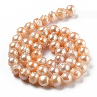 Natural Cultured Freshwater Pearl Beads Strands PEAR-L033-13B-1