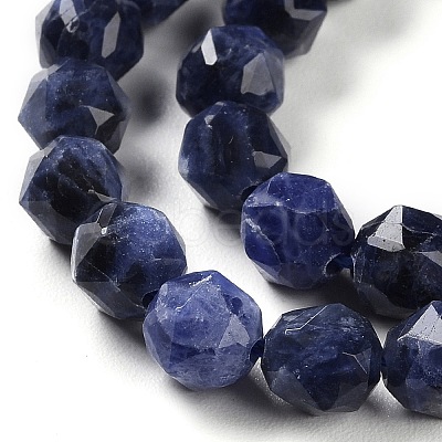 Natural Sodalite Beads Strands G-NH0021-A02-01-1