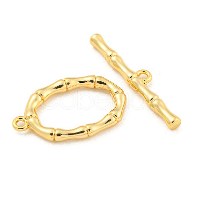 Brass Toggle Clasps KK-A223-13G-1