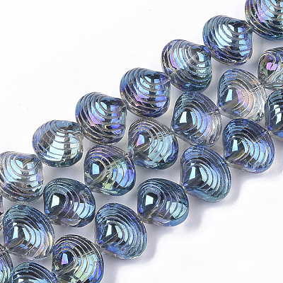 Electroplate Glass Beads Strands X-EGLA-S189-002B-01-1