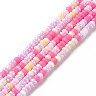 Glass Seed Bead Strands LAMP-B021-04D-1