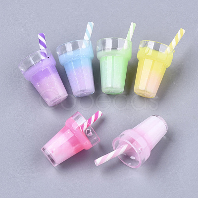 Imitation Juice Glass Pendants X-CRES-S359-20-1