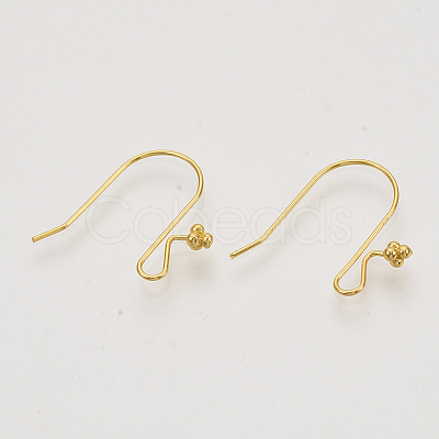 Brass Earring Hooks KK-N216-29-1