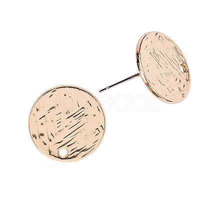 Alloy Stud Earrings Findings EJEW-CJ0001-02G-1